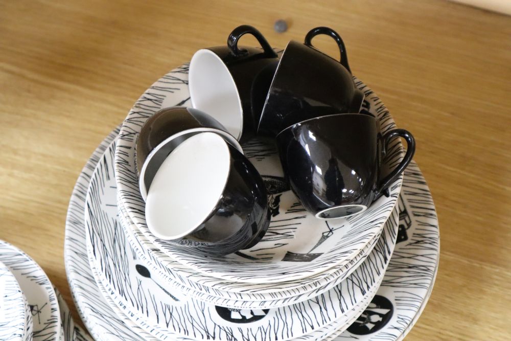 A collection of Ridgway, Midwinter and other tablewares,